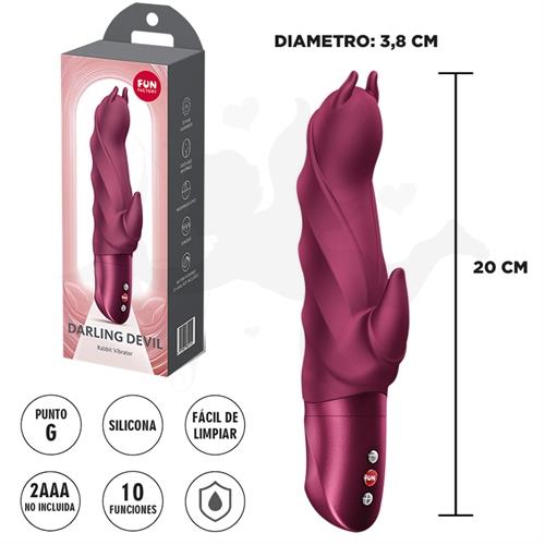 Darling Devil vibrador para estimulacion de punto G y clitoris